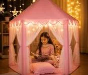👑 Pink Princess Kids Play Tent – Magical Indoor Playhouse for Kids