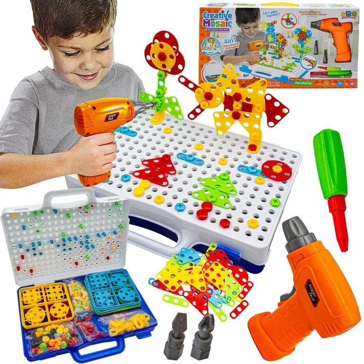 Kup KREATYWNE PUZZLE KLOCKI KONSTRUKCYJNE 3D WKRĘTARKA WALIZKA 237 elem. na arena.pl i ciesz się niską ceną