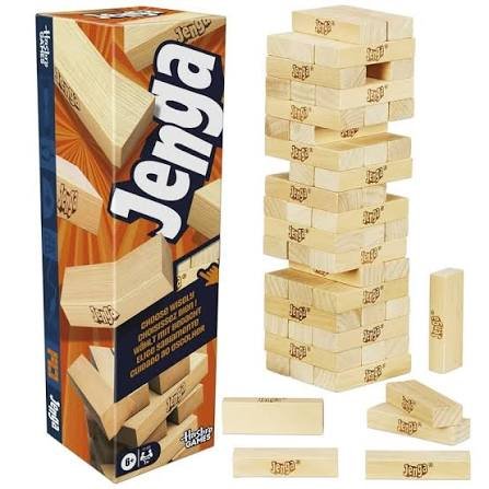 Hasbro, Jenga Game with Digital Die, Wood Blocks, Ages 6+ - Walmart.com